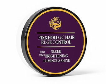 Strong Hold Edge Control Gel: Non-Flaking Hair Styling for Wigs & Braids