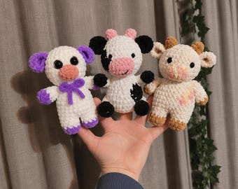 Patrón de amigurumi de vaca de las Tierras Altas a crochet / Patrón de animal de granja a crochet / Patrón de peluche de vaca a crochet / DESCARGA INSTANTÁNEA
