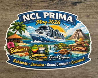 Custom Cruise Magnet - multiple sizes available!