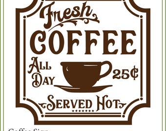 Download Coffee Sign Svg Etsy PSD Mockup Templates
