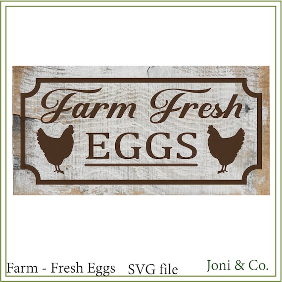 Farmhouse SVG Farm Fresh Eggs Sign Svg Kitchen Sign Svg - Etsy Australia