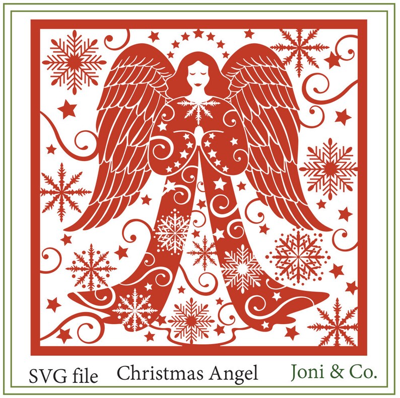 Download Christmas Angel svg Snowflake angel svg printable ...