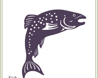 Download Trout fish svg | Etsy
