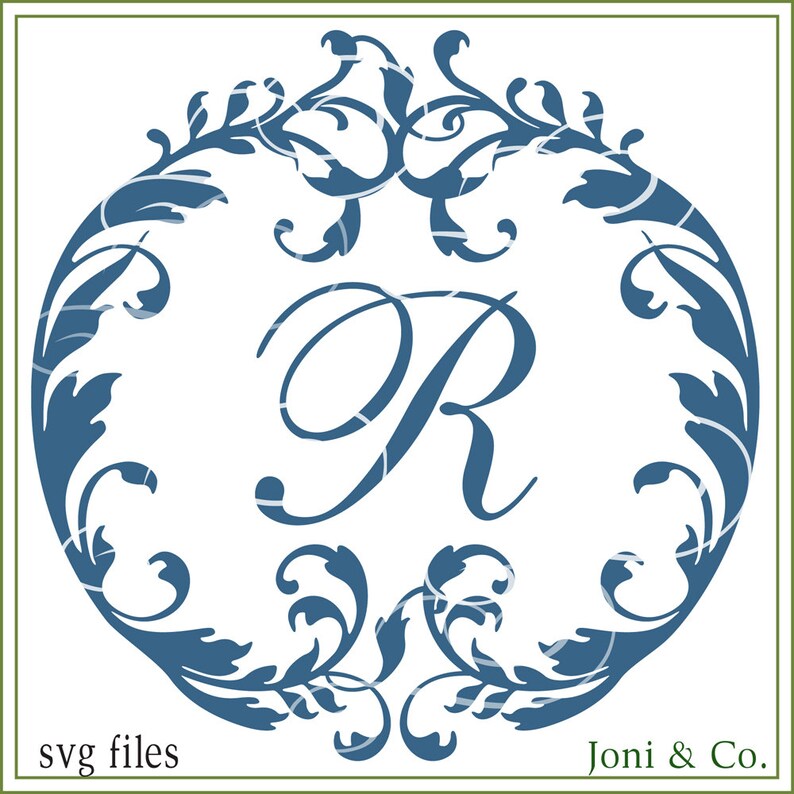 Download Monogram Alphabet svg Wedding SVG monogram alphabet vinyl ...