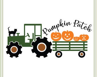 Halloween svg, pumpkin truck svg, pumpkin patch svg, vinyl, paper craft, card making, svg file Halloween illustration, halloween sign