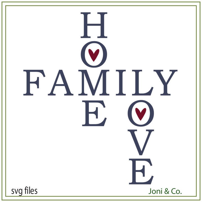 Download Home SVG file Home Family Love svg signs Scrabble SVG | Etsy
