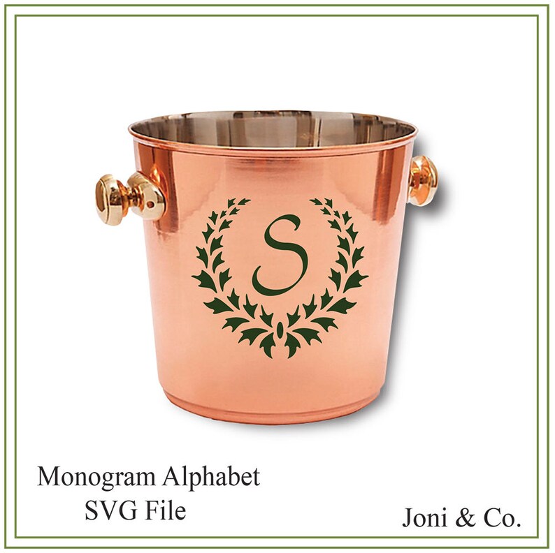 Download Monogram Alphabet svg Wedding SVG monogram alphabet vinyl ...