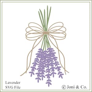 Lavendel SVG, lavendel bloemen svg, bruiloft svg, monogramrand, afdrukbaar, kaarten, bloemenrand, tuin svg, kruid, bloem, Moederdag