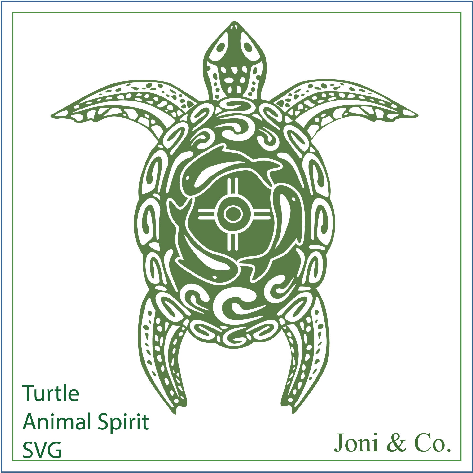 Turtle SVG Native American Turtle Spirit Animal Totem - Etsy Singapore