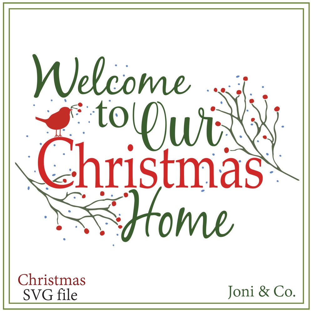 Download Christmas Svg File Christmas Home Svg Christmas Cards Etsy