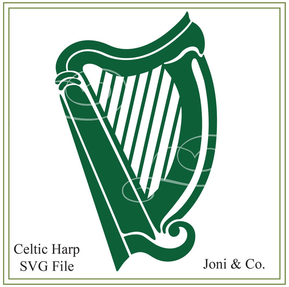Harpe celtique Fichier de Découpe SVG par Creative Fabrica Crafts ·  Creative Fabrica