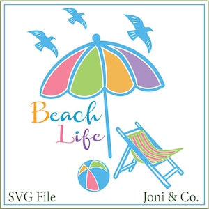 Strand-SVG, strandleven svg, strandborden, opstrijkbare transfer, ambachtelijke levering wenskaarten, SVG. Strandbord, strandhuisje, zeemeeuw svg, oceaan