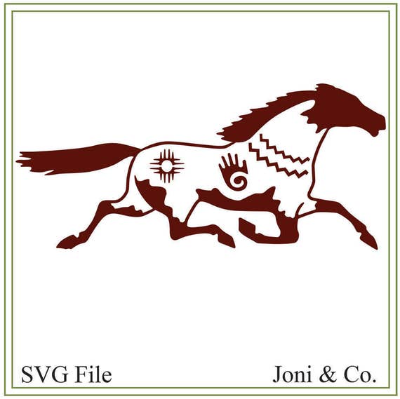 Download Southwest Horse svg file Painted Horse svg Use for iron on ...