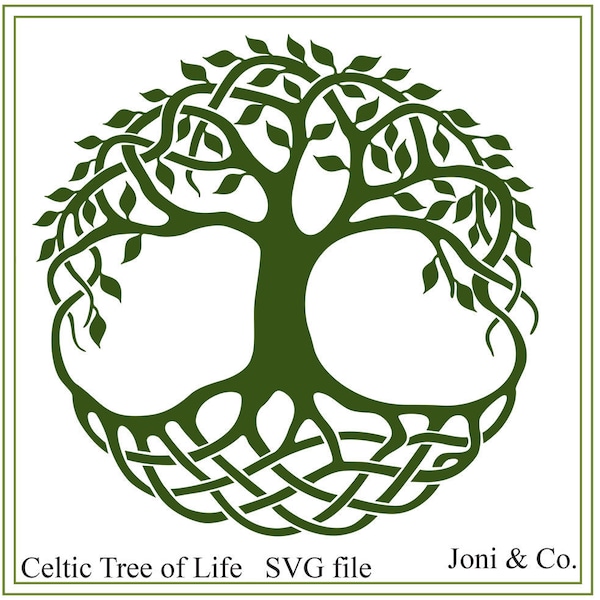 Celtic svg, Celtic Tree of Life svg download, Cletic, Irish knots svg, Wedding invitations, iron on transfer, vinyl cut file