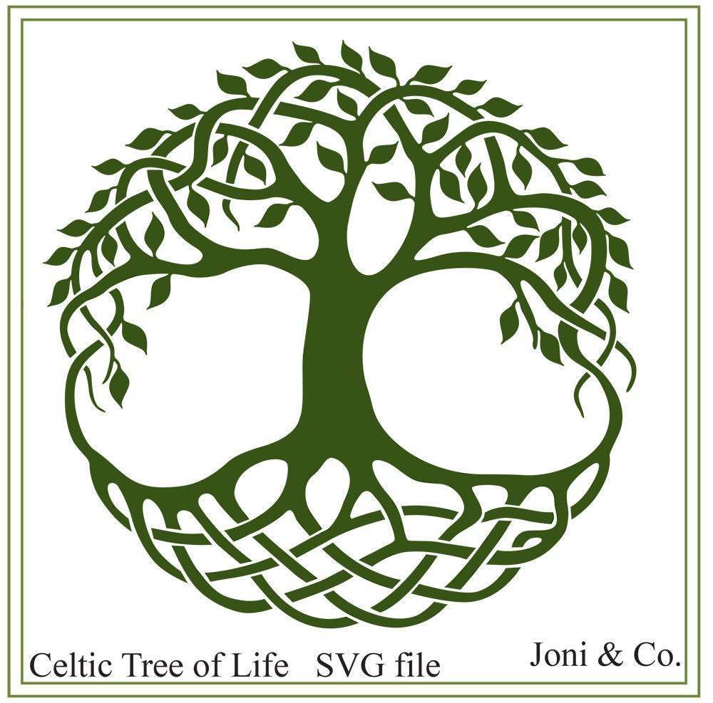 Celtic svg Celtic Tree of Life svg download Cletic Irish Etsy