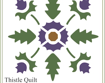 Quilt SVG, Thistle quilt svg, quilting svg, barn quilt , svg, printable, glass block svg, cards, sign svg, barn quilt, sign