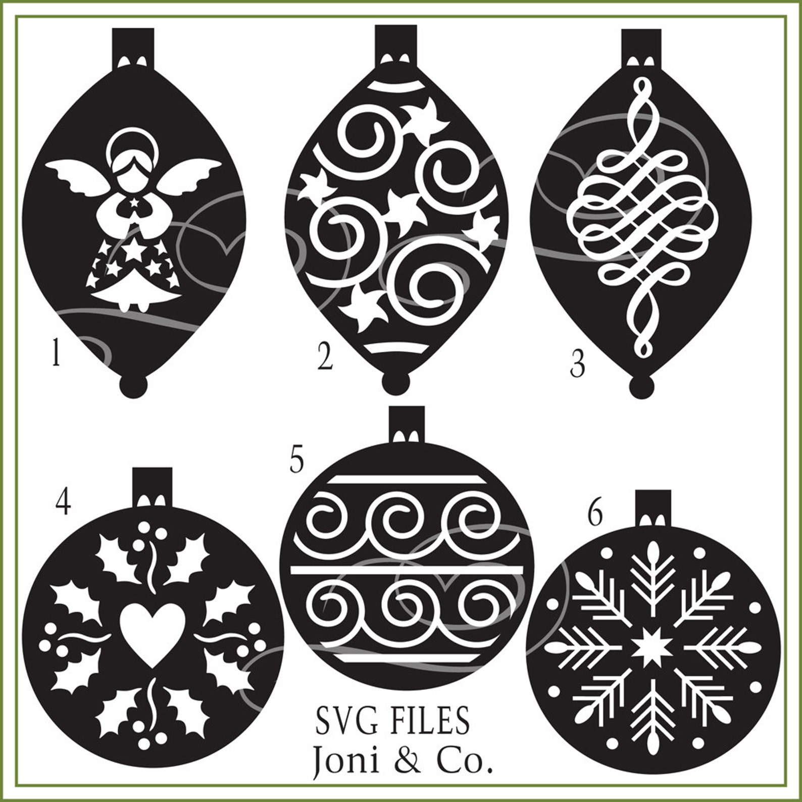 Christmas SVG File Cut Ornaments Svg Make Paper Cut Ornaments Etsy Christmas Ornaments Svg