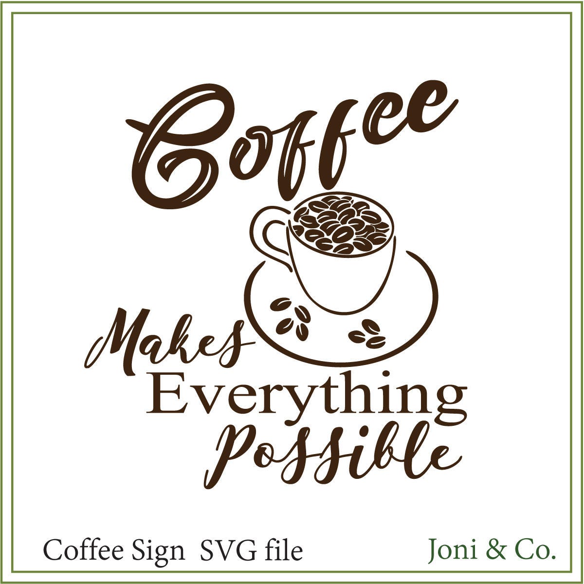 Download Coffee SVG coffee sign svg iron on transfer svg printable ...