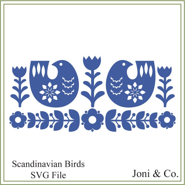 Scandinavian Birds SVG File, Scandinavian Christmas, Swedish Christmas, vinyl cutting, cards, iron on transfer, Sweden, crafts, SVG, Nordic