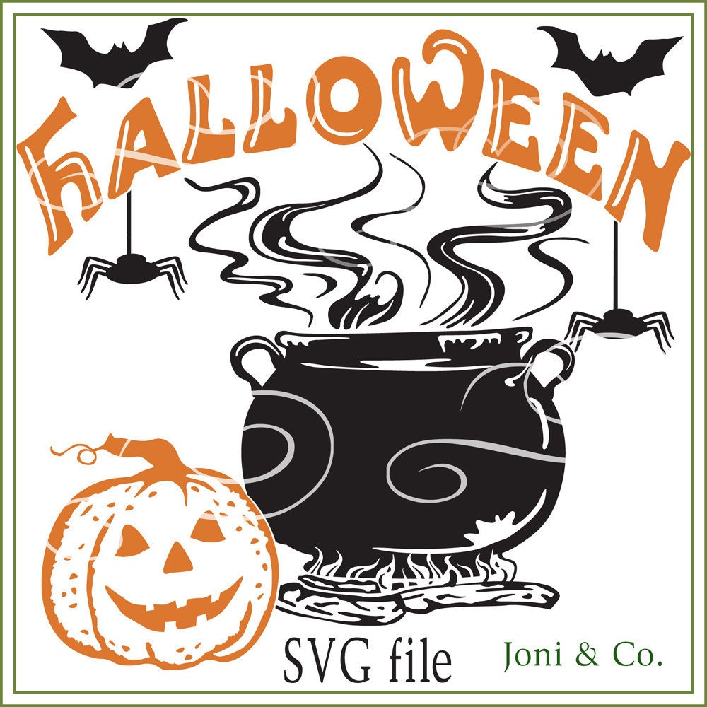 Download Halloween-SVG-Datei Halloween Glas Block SVG | Etsy