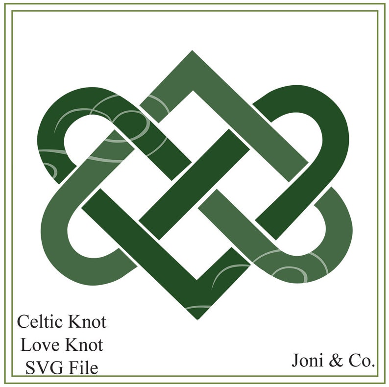 Celtic Love Knot Svg Celtic Wedding Ireland Svg Svg Celtic Etsy