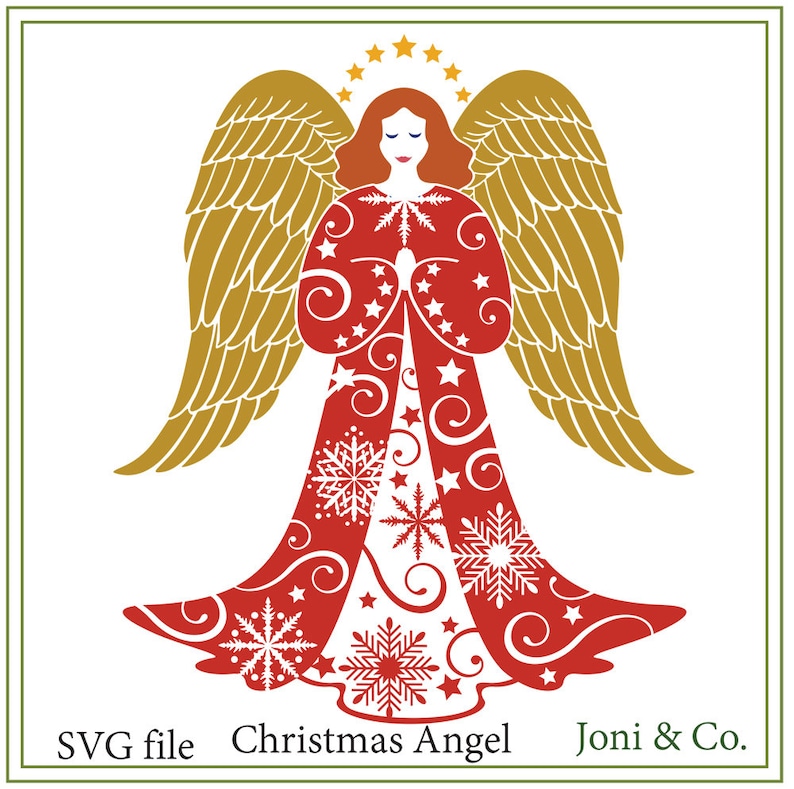 Download Free Christmas Angel Svg Angel Printable Svg Printable Christmas Etsy SVG DXF Cut File