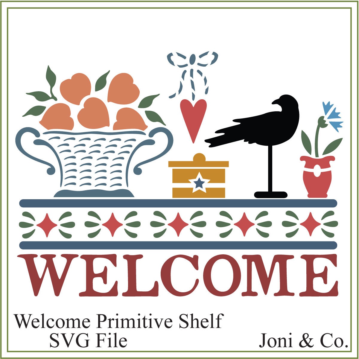 Download Welcome Svg Welcome Primitive Sign Svg File Download Svg Etsy