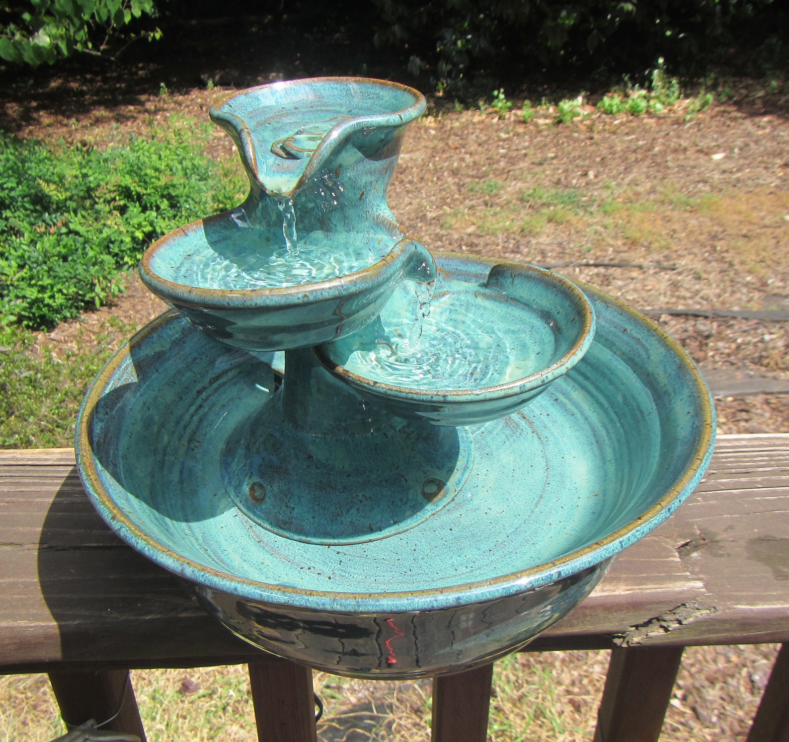 Ceramic Cat Dog Drinking Fountain Indoor Pet Water Feature Etsy