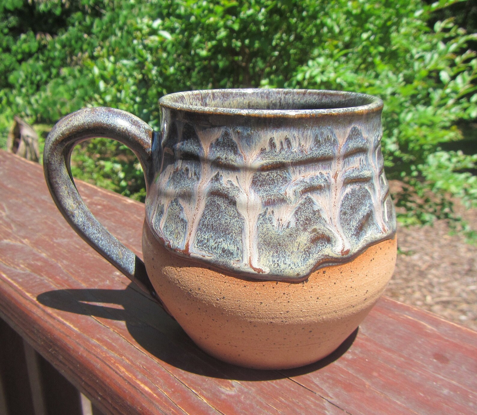 Ceramic Drip Mug Drippy Cup Tea Coffee Drinks Hand Thrown Etsy
