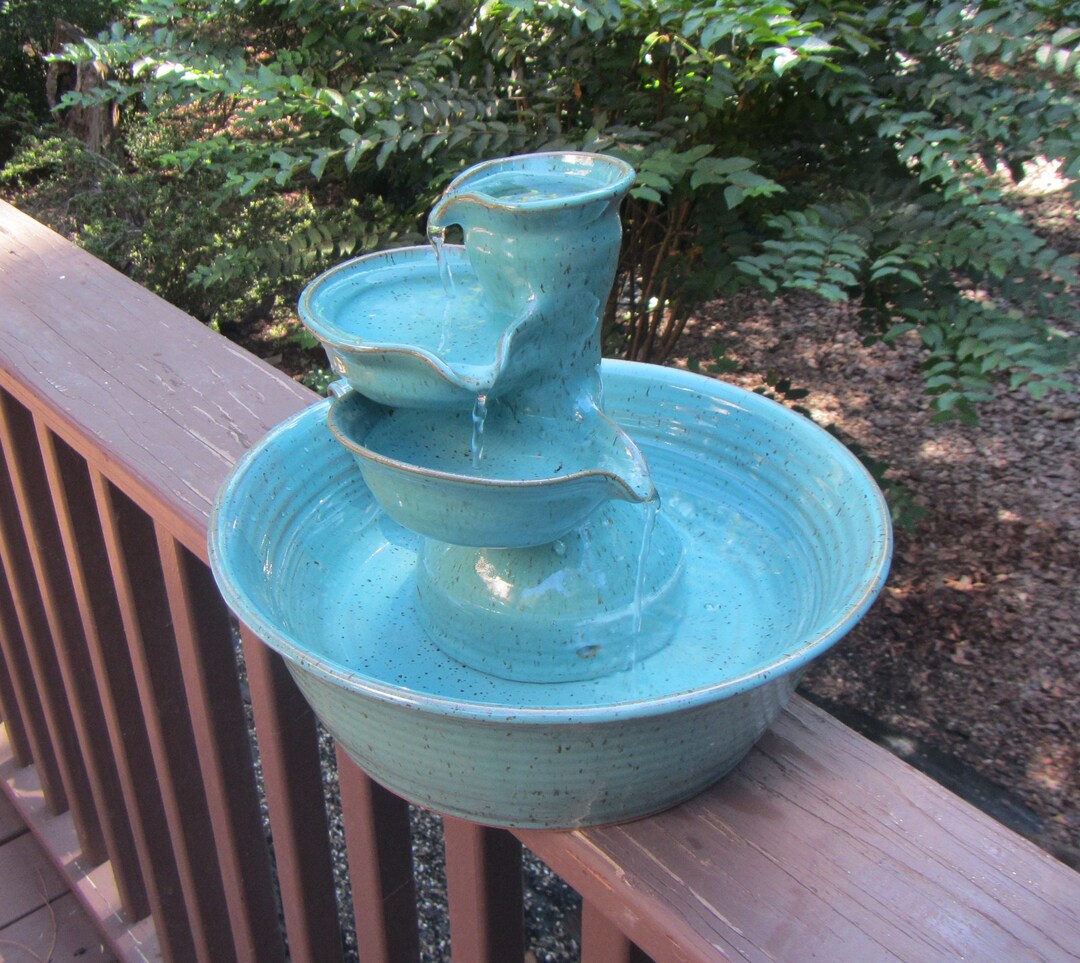 Ceramic Cat Dog Drinking Fountain Indoor Pet Water Feature Etsy