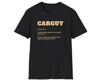 CARGUY Definition T-Shirt | Car Enthusiast Tee | Car Guy Gift