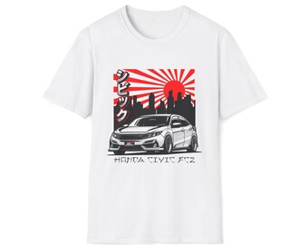 JDM FC2 Turbo Sedan T-Shirt • Japanese Rising Sun Graphic Tee