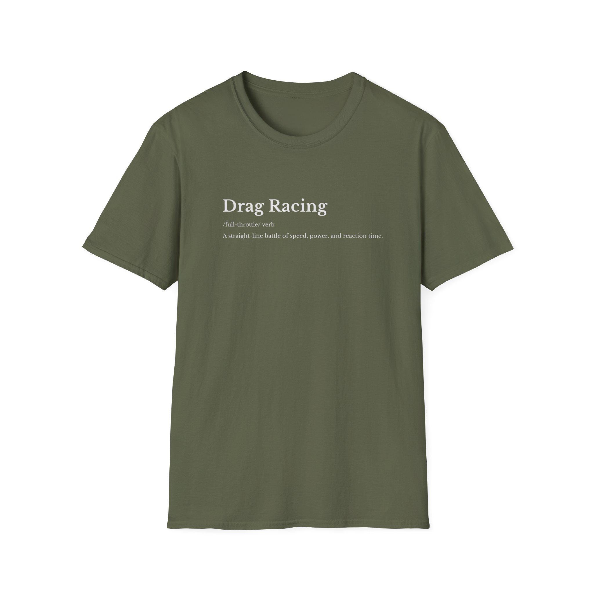T-Shirt Uomo Nera - Quarter Mile Race - Maglietta Moda Autos S