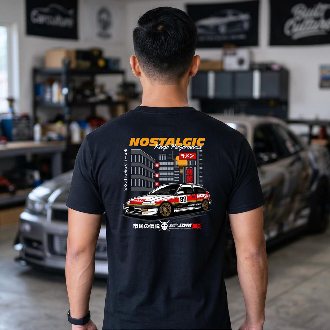 Osaka JDM Street Racing Tee | Civic EK9 Kanjozoku T-shirt - Etsy