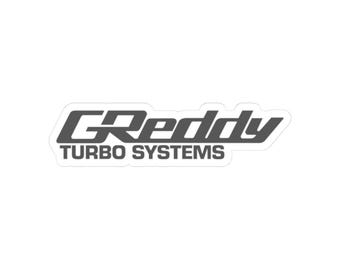 Greddy Turbo Systems Sticker: JDM Tuning Decal for Car, Laptop