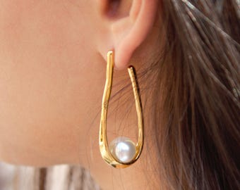 Pendientes colgantes de aleación mixta, pendientes de perlas, joyería delicada y semifina para regalo.