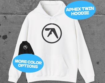 Aphex Zwillingslogo Hoodie | Unisex Hoodie, Y2K, Club Rave, Yung Lean, Drain Gang, Ecco2k, Sadboys, Thaiboy digital, Music Merch, Aphex Merch