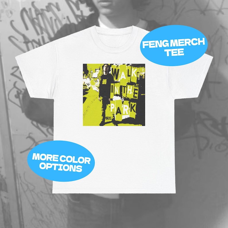 Feng Rapper Designs Feng Walk in the Park Tee | Unisex Tshirt, Y2K, Underground Rap Tee ...