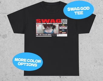 SWAG GOD Tshirt |  Unisex TShirt, Y2K, Untergrundszene Tee, Emo Swag, EsDeekid, Vetements, Xavierso based, Darkweb Tee, Music Merch, 2016