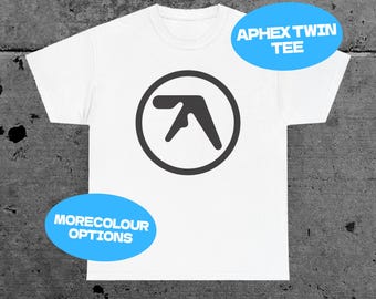 Aphex Twin Logo T-Shirt | Unisex TShirt, Y2K, Club Rave Tee, Yung Lean, Drain Gang, Ecco2k, Sadboys, Thaiboy digital, Music Merch, Aphex Merch