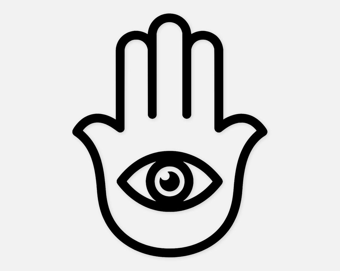 Hamsa Hand Icon Svg Png: Cut Ready Digital Design for Cricut Silhouette ...