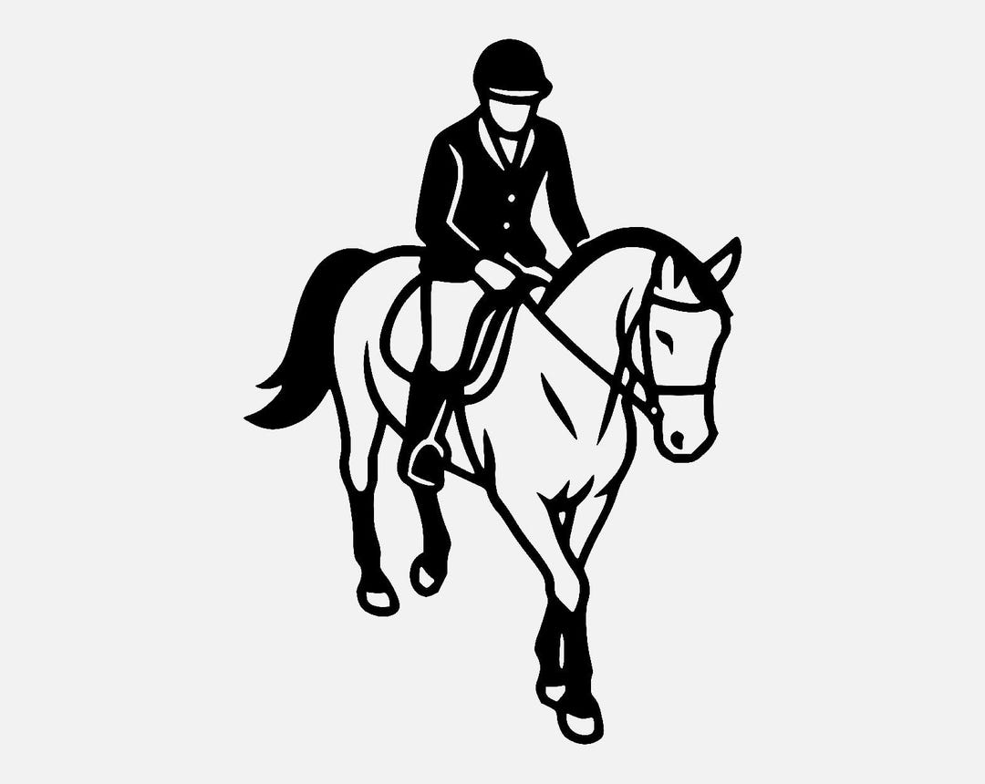 Asshat Rider Svg Horse and Rider Svg Png: Minimalist Cut Design for Cricut - Etsy