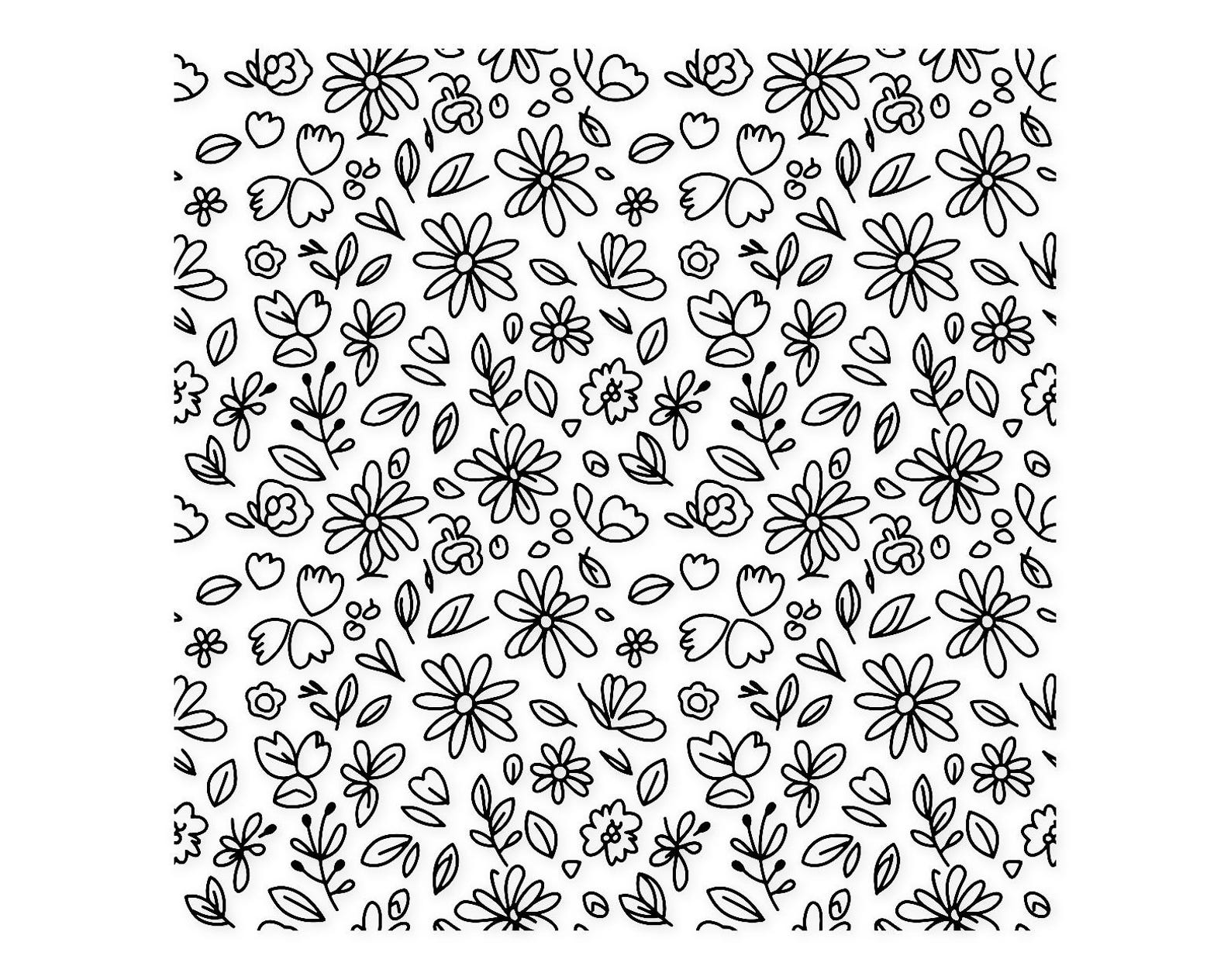 Floral Pattern Svg Png: Clean Cut File for Cricut - Etsy Canada