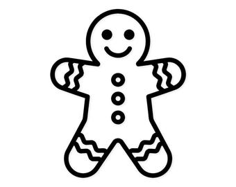 Hombre de jengibre SVG PNG: Diseño digital listo para cortar para Cricut Silhouette