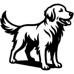 Golden Retriever Svg Png: Clean Cut File For Crafts