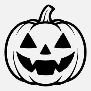 Jack-O'-Lantern Svg Png: Klippklar digital design för Cricut Silhouette