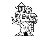 Treehouse Svg Png: Whimsical Design For Crafts