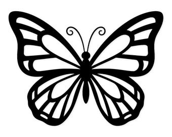 Papillon élégant (SVG/PNG) : Design numérique prêt à découper pour Cricut et Silhouette