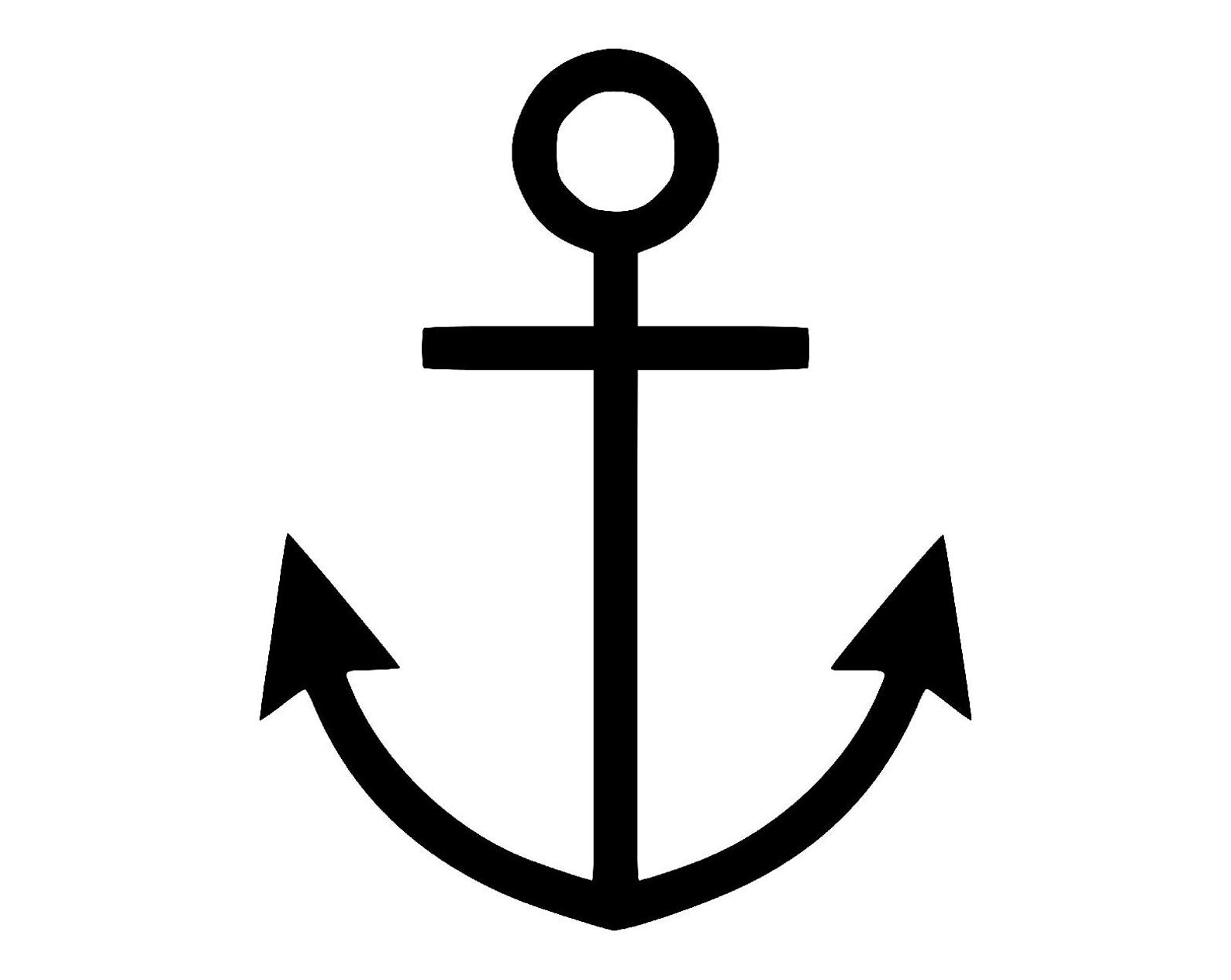 Anchor Icon Svg Png: Minimalist Cut Design for Cricut Silhouette - Etsy