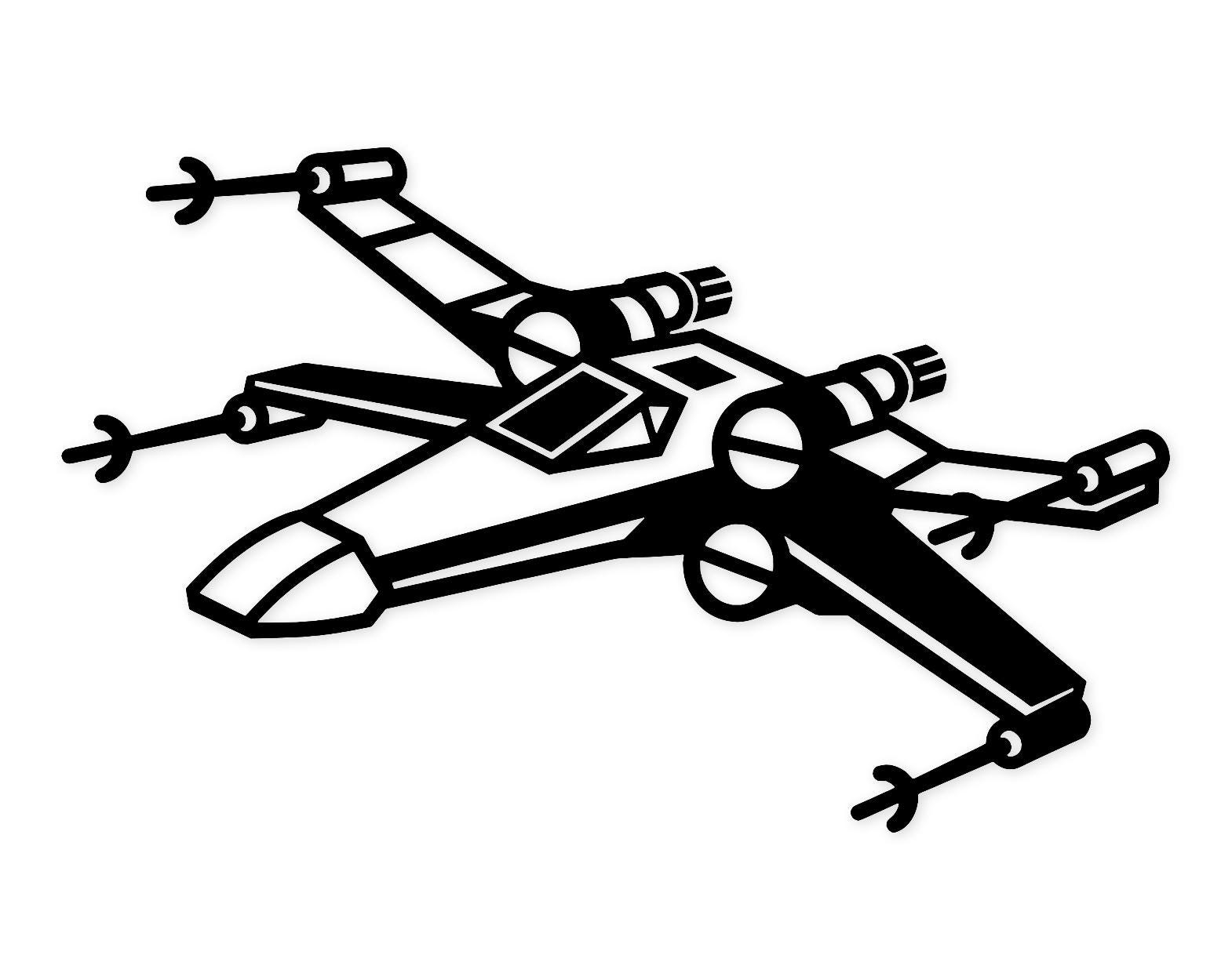 X-wing Fighter Svg Png: Minimalist Design for Cricut - Etsy